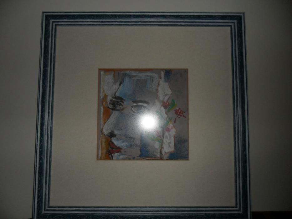 Bonita pintura, anos 90, devidamente emoldurada.