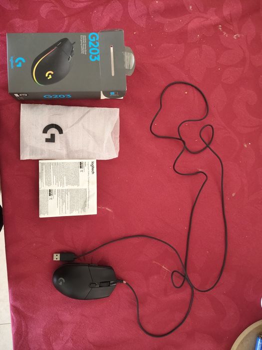 Rato Gaming Logitech G203 – Com Caixa