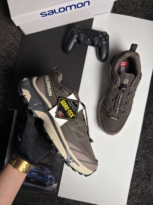 Чоловічі кросівки саломон Salomon XT-6 Expanse Termo ACS Taupe Beige [41-46]
