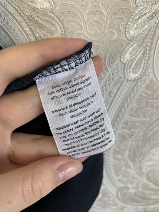 Темно синяя кофта свитер свитшот олимпийка худи tommy hilfiger jeans M