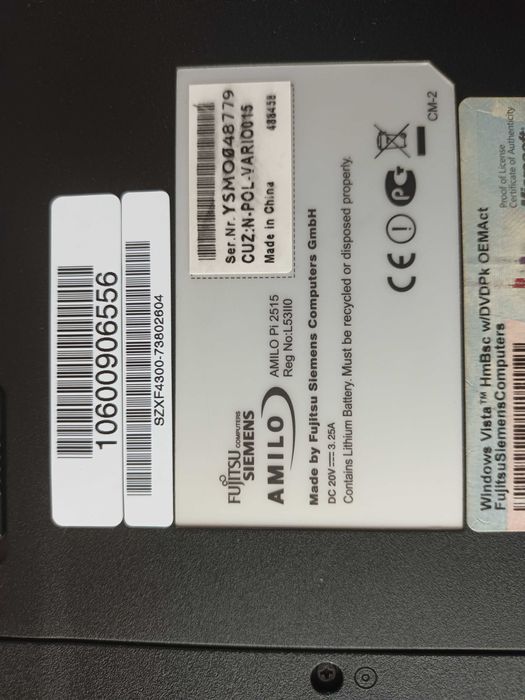 Laptop Fujitsu-Siemens Amilo