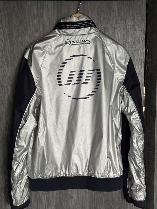 Kurtka Formuła 1 f1 Williams mcgregor formula team srebrna roz m pilot