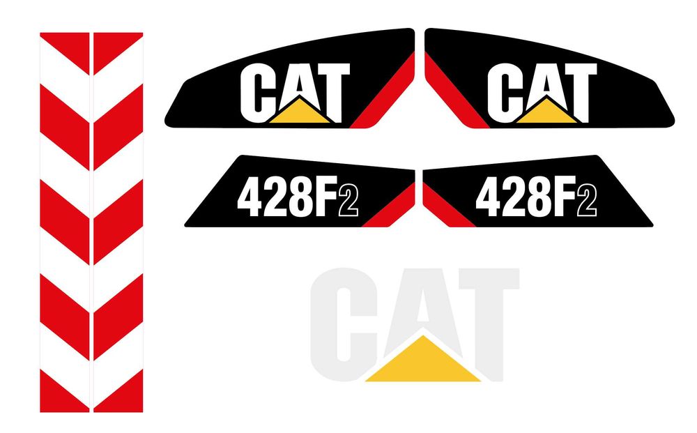 Наклейки jcb 3cx, jcb 4cx, jcb 531-70, js, manitou, cat, Bobcat, Case
