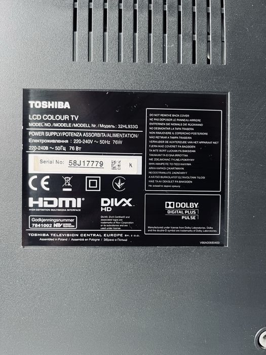 Telewizor Toshiba 32’
