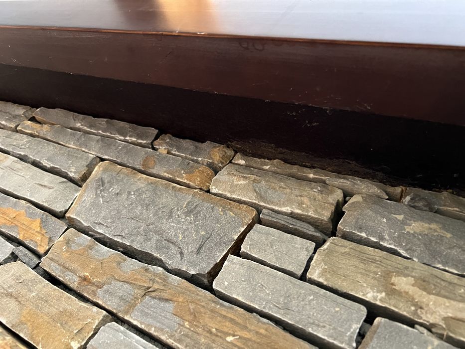 Blat recepcji, drewniany, 230 cm x 130 cm