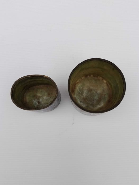 Lava Pincéis esmalte cloisonné Japão Séc XIX 8,7 cm