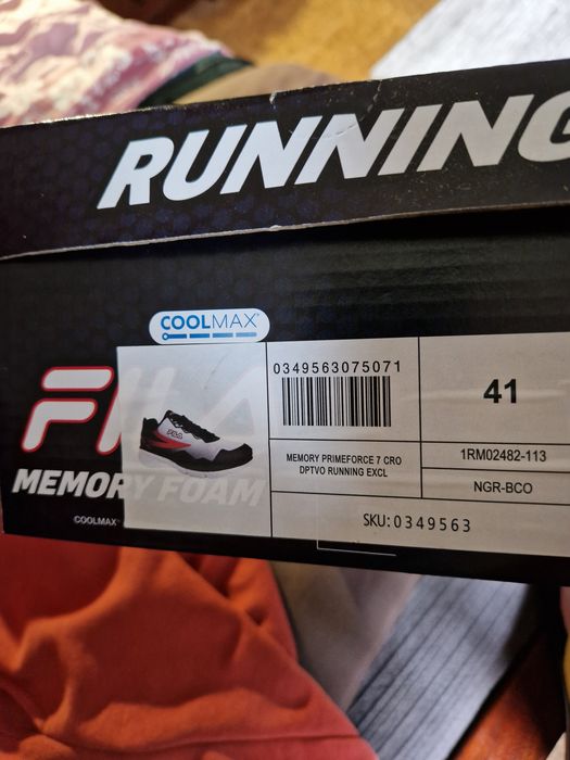 Sapatilha corrida fila nova na caixa n 41