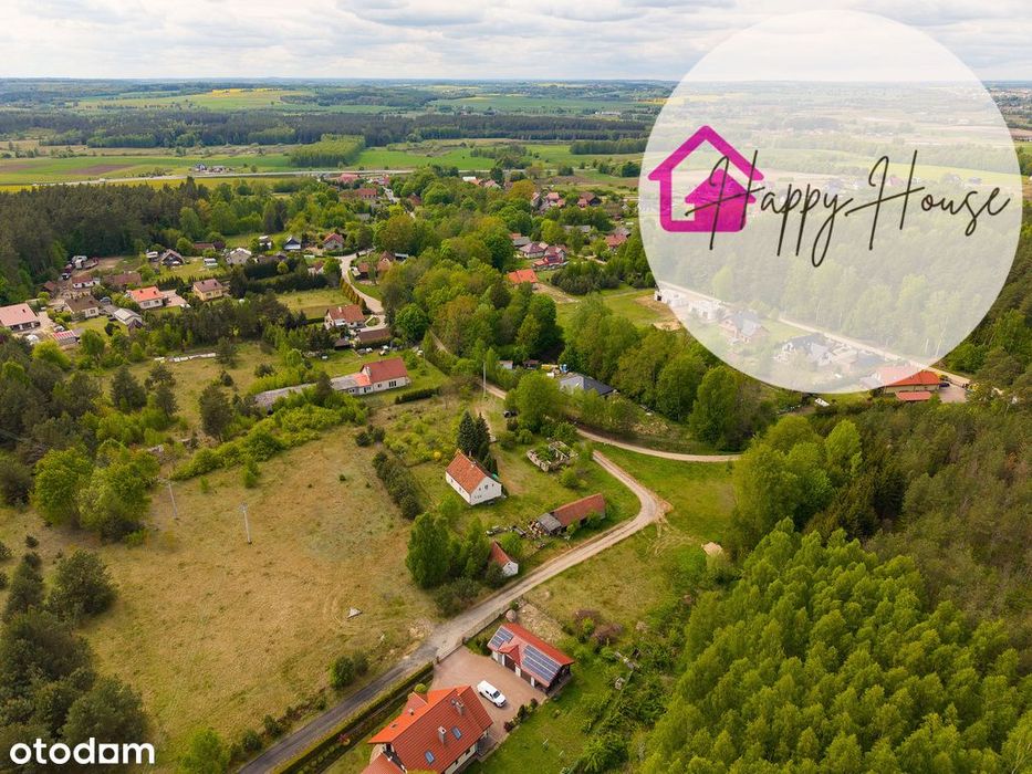 Działka w otoczeniu lasów, 858 m2, Barcikowo