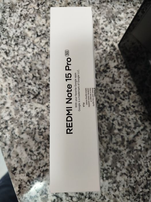 Xiaomi Redmi note 15 Pro 5G 8GB 256GB Preto