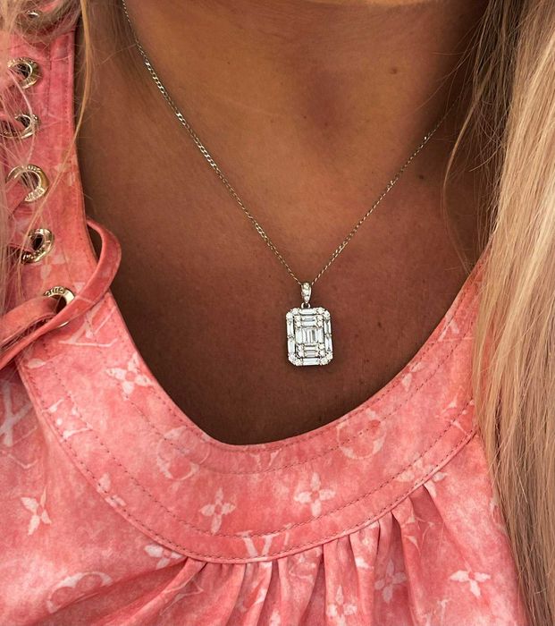 Wisiorek z diamentami naturalnymi Infinity 1.80 CT VVS/F