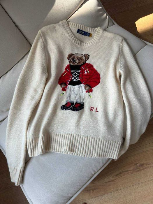 Hit Sweterki Ralph Lauren Misie Bear! Różne kolory i  modele XS S M L