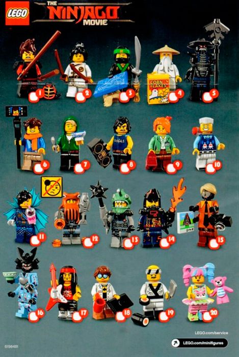 Lego Minifigures нові запаковані та обізнані