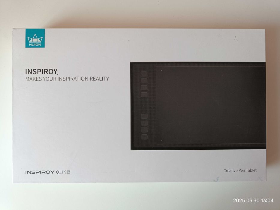 Tablet graficzny Huion Inspiroy Q11K V2 stan bdb, używany sporadycznie