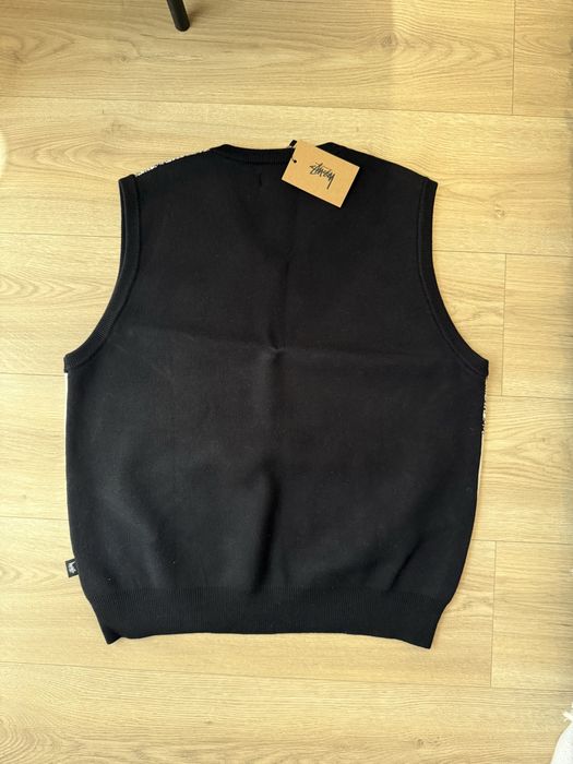Жилетка Stussy Face Knit Vest