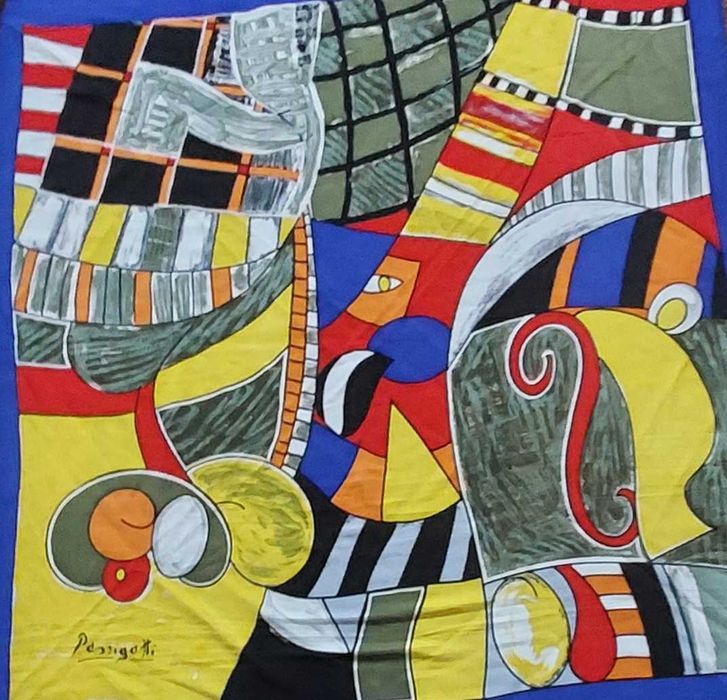 Вінтажна італійська хустка Le Passagatti, 1980-ті, дуже