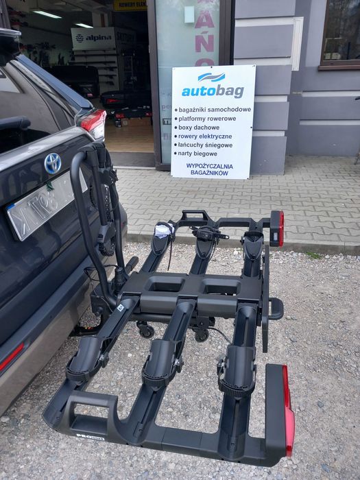 Platforma rowerowa na hak Thule Epos 3 - innowacyjna, na każdy rower