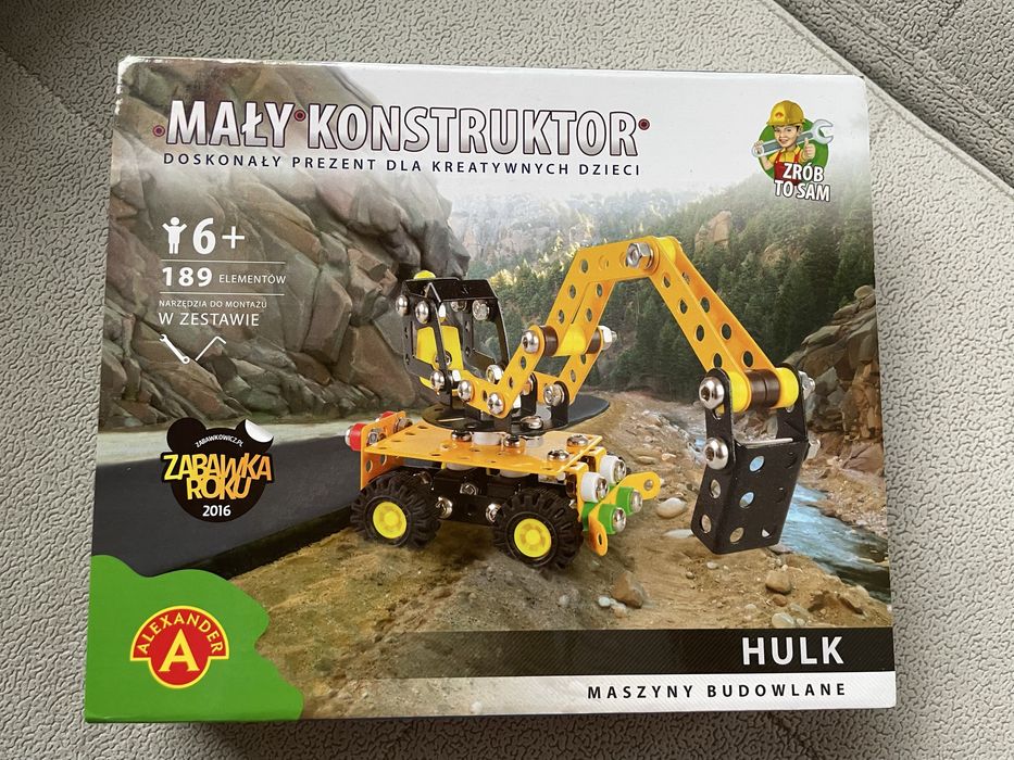 Mały konstruktor zestaw hulk maszyny budowlane