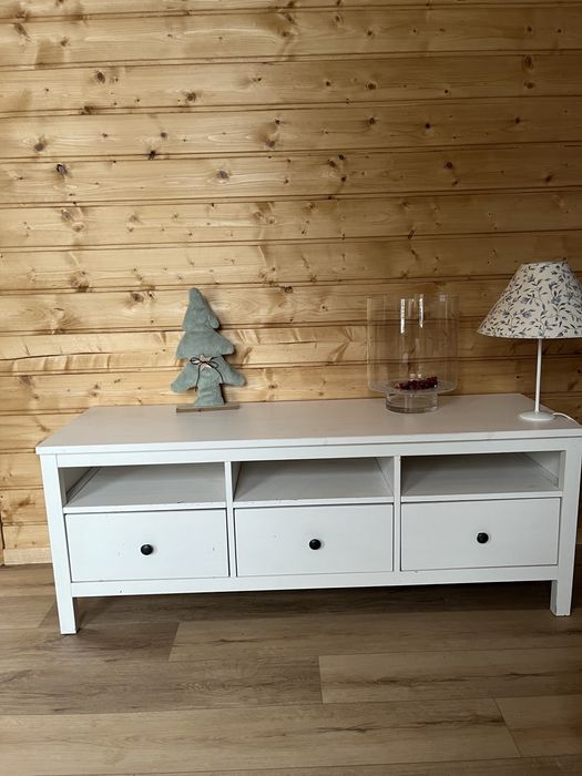 Ikea hemnes szafka komoda rtv biała