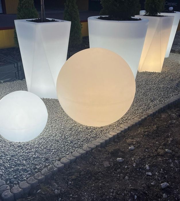 Сучасний Садовий декор з підсвічуванням, з Швейцарського поліетилену