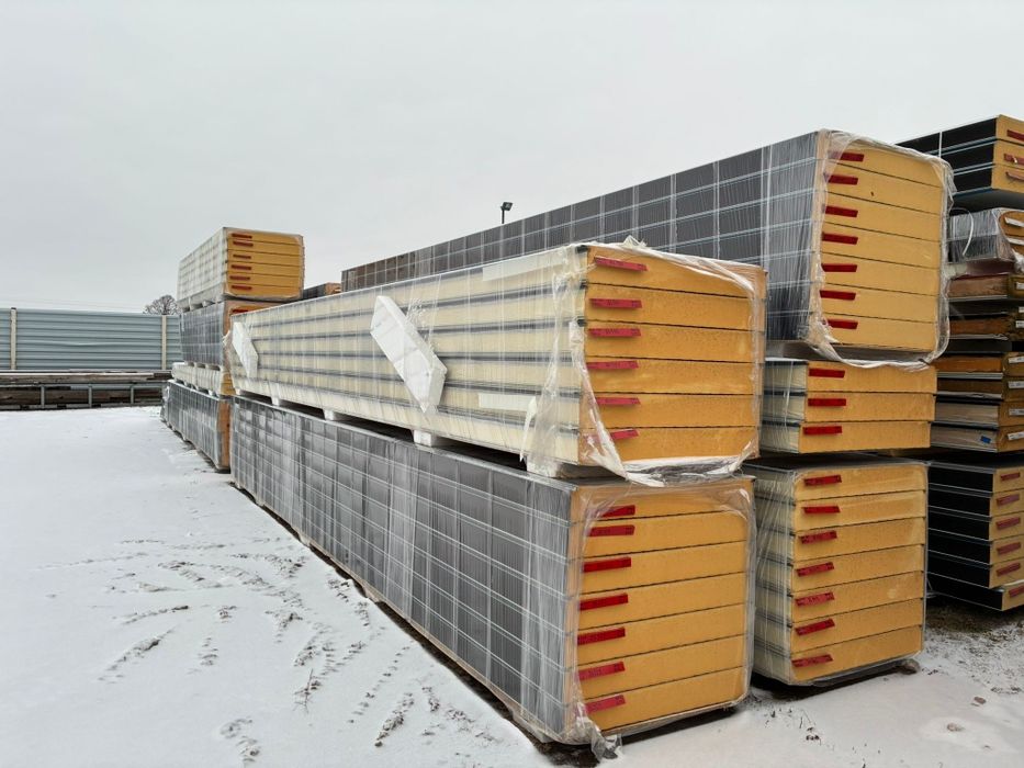 Płyty warstwowe 150mm ścienne NOWE II gat jednolite od 3-10m