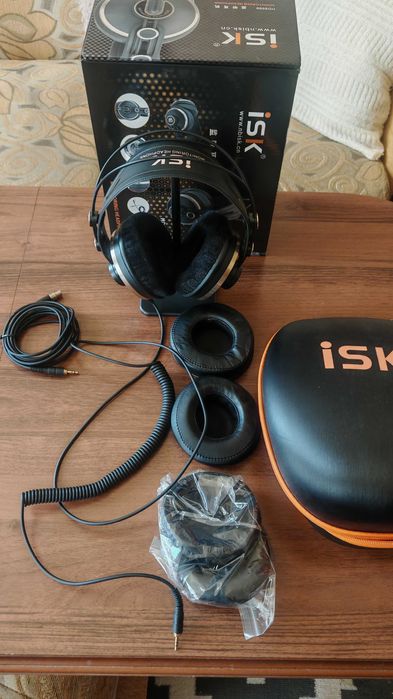 Słuchawki ISK HD 9999  Dodatkowe Pady Welurowe