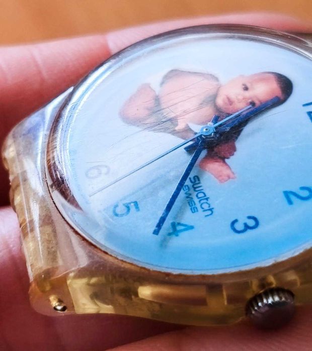 Relógio Swatch GZ176 "O Fraldinhas" (Edição Portugal 2002) - Para Peças
