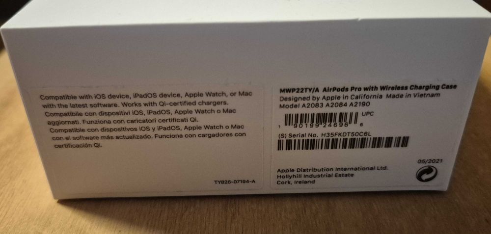 Apple AirPods Pro com Caixa de carregamento – MWP22TYA Branco