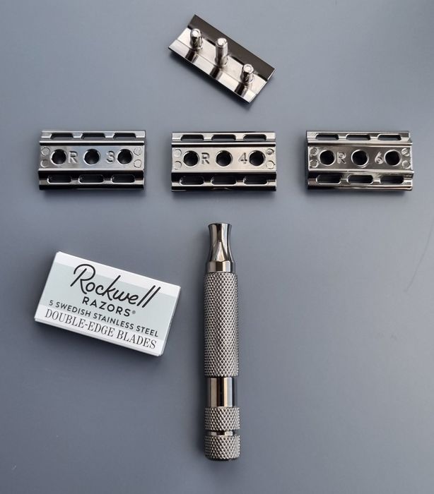Бритва Rockwell 6 C Gunmetal + леза