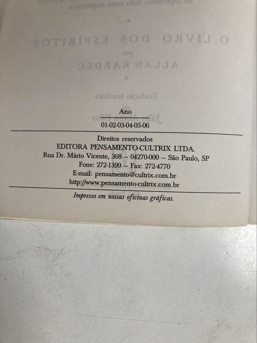 Livro  "O Livro dos Médiuns" de Allan Kardec