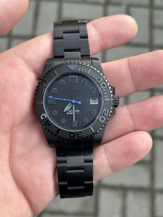 Seiko All Black Mod NH35