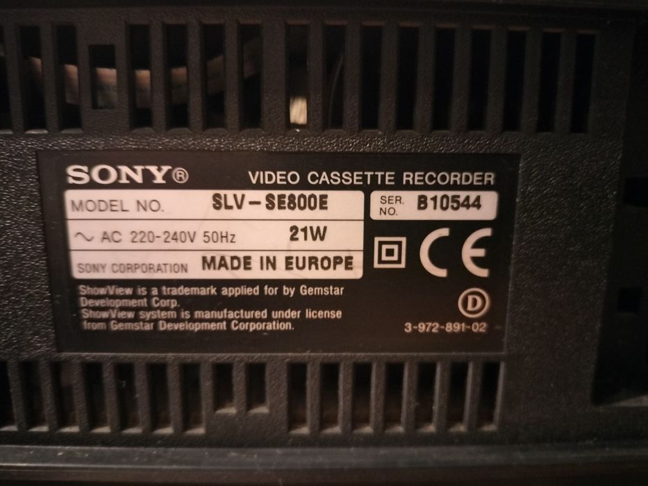 Leitor e gravador Sony video cassete Record SLV SE800E