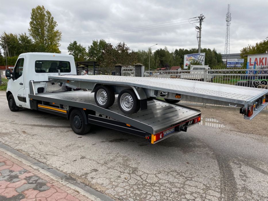 wynajem lawety dmc 2500kg,  ład 1800kg, dł 5m