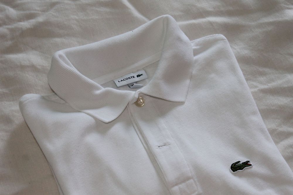 Polo branco  - Lacoste