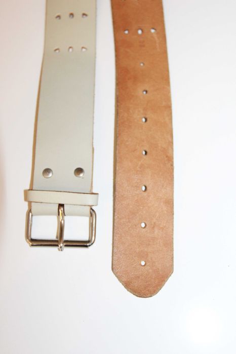 Pasek skóra naturalna, 90 cm, stan idealny