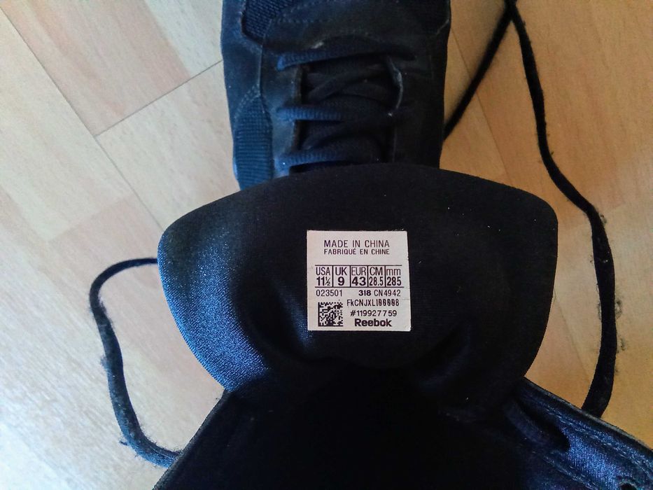 Buty Reebok - Boxing Boot-Buck CN4942 Black/White IDEALNE !