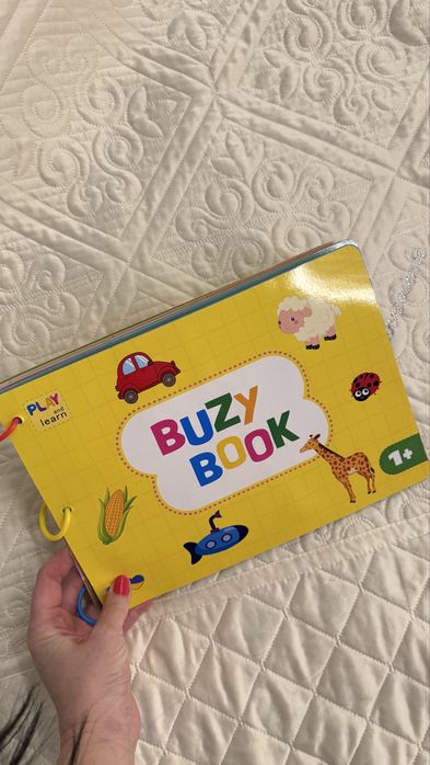 Книжка розвиваюча на липучках