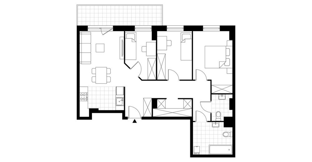 4-pokojowe mieszkanie 69m2 + balkon