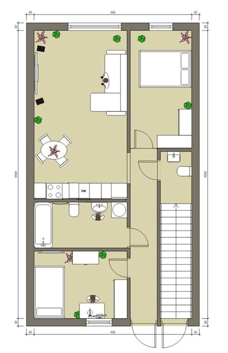 Mieszkanie 3 pok.56m2 ,ogródek,parking ,OSTATNIE WOLNE Mieszkanie