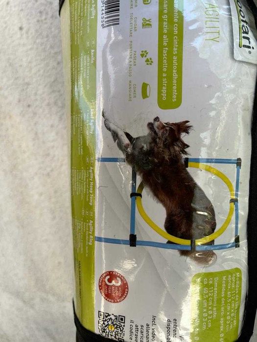 2 Jogos acrobáticos para cães, nunca utilizados