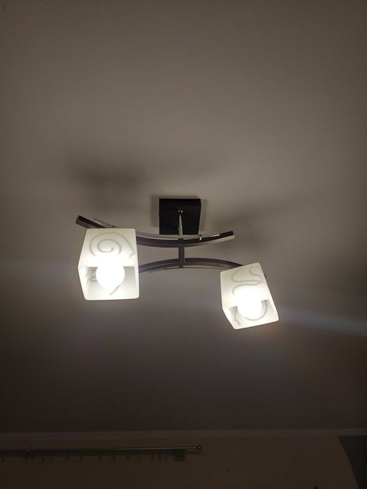 Komplet 5szt, lampy sufitowe i kinkiety