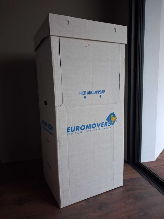 4 x movendo caixa para roupas 137 x 60 x 52 cm (caixa de mudança)