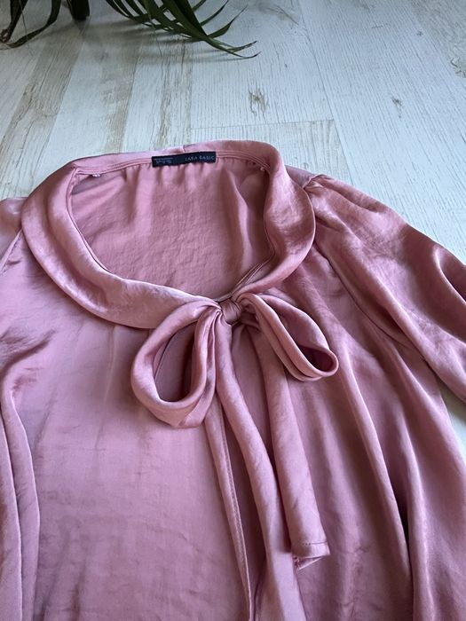 Bluzka Zara r M 38 śliczna kokarda bluza