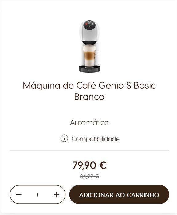 Nescafé Dolce Gusto Genio S – DeLonghi | Nova, Selada e 2 anos Garantia
