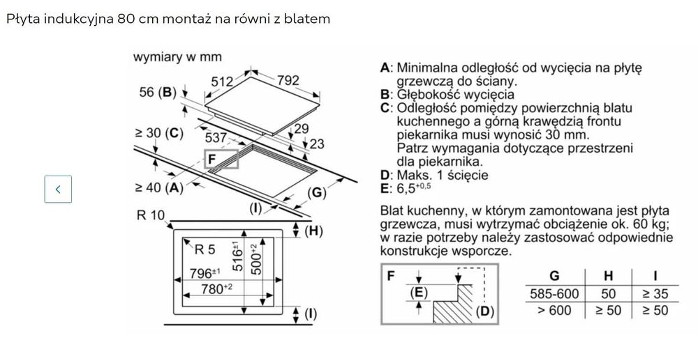 Płyta indukcyjna Siemens iQ700 5 Pól indukcyjnych 79,2 cm Czarna