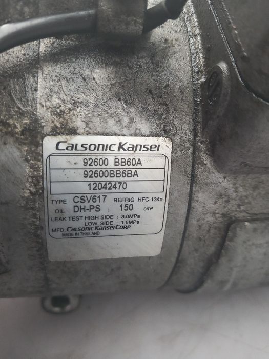 Compressor AC NISSAN Qashqai/Qashqai+2 I (J10, JJ10)