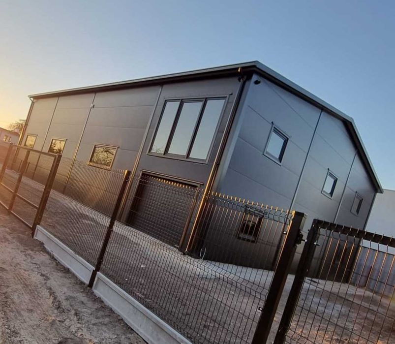 Hala 300 m2 stalowa magazyn warsztat płyta konstrukcja SK SYSTEM