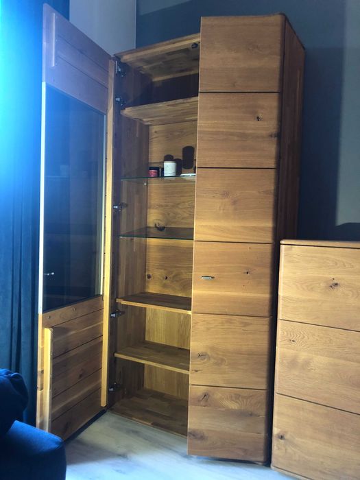 Meble drewniane, dębowe Dallas DEKORT z litego drewna