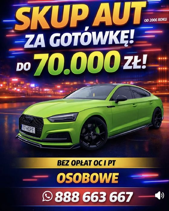Skup Aut / Skup Samochodów ŁÓDŹ