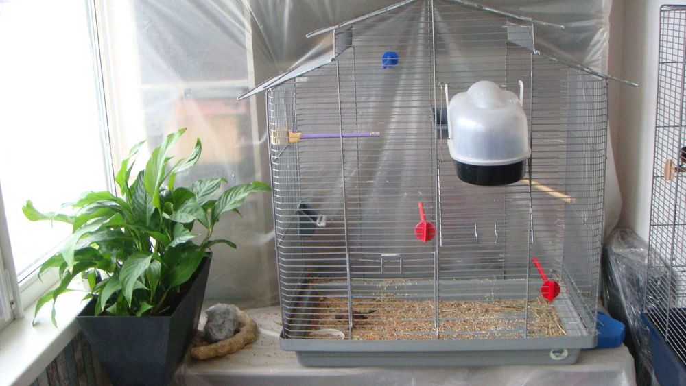 большая клетка для птиц 83 см75см 41см