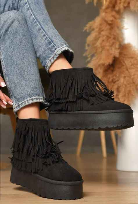 Угі жіночі чорні уггі зимові 36-41 Угги женские уги зимние